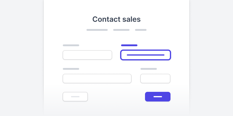 Secciones de Contacto